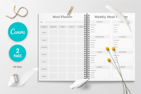 Download Canva Weekly Meal Planner Template - Canva Collection
