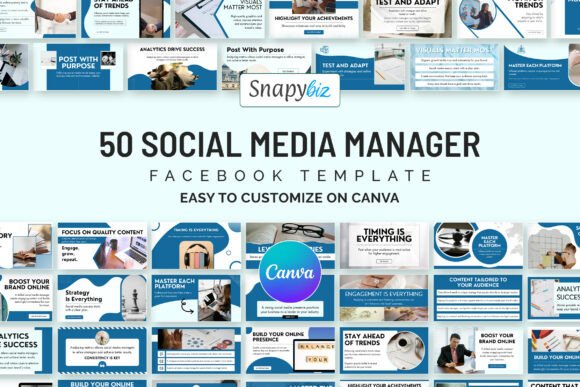 Download Social Media Manager FB Canva Templates - Canva Collection