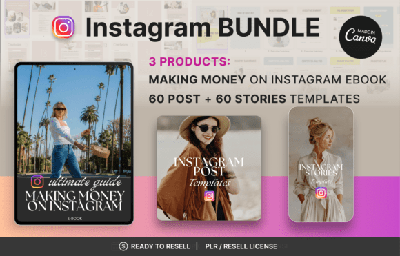 Download Instagram Bundle - 3 Canva Templates - Canva Collection