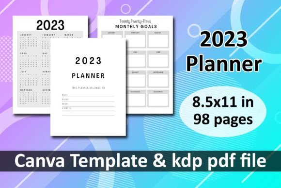 Download 2023 Planner Canva KDP Templates - Canva Collection