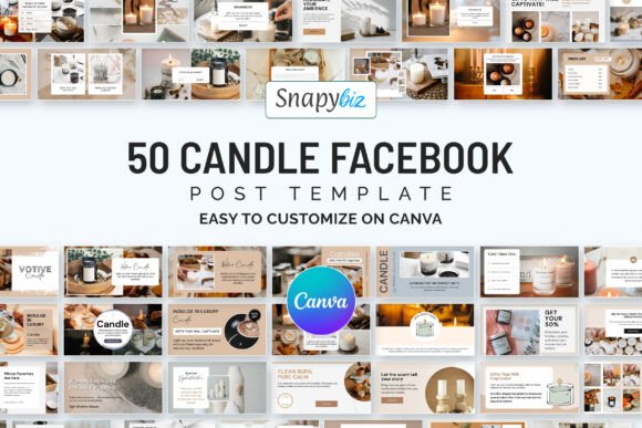 Download Candle Facebook Canva Posts Templates - Canva Collection