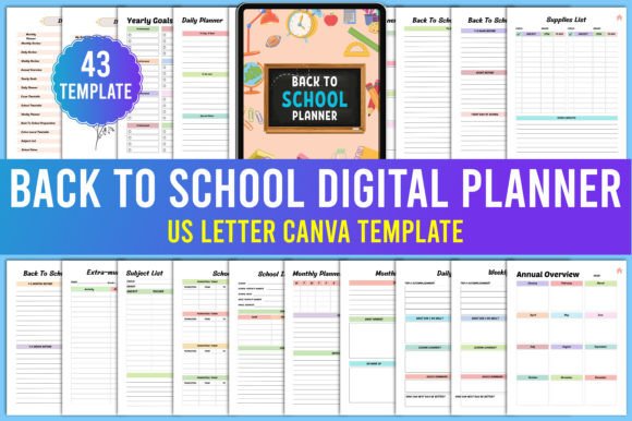 Download Digital Back to School Canva Templates - Canva Collection