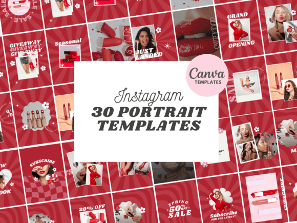 Download Red Instagram Canva Templates - Canva Collection