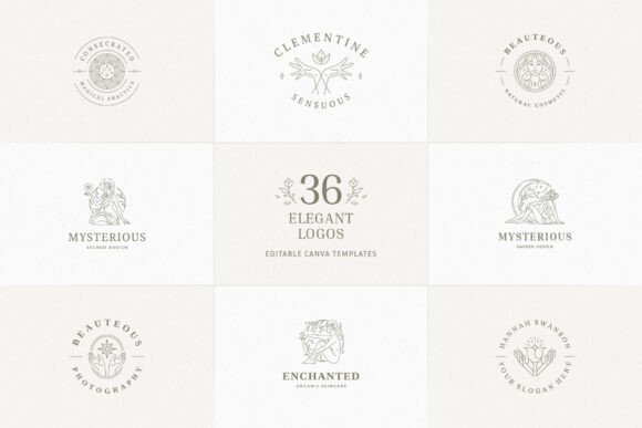 Download 36 Elegant Logo Templates | Canva - Canva Collection