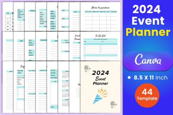 Download 2024 Event Planner Canva Interior - Canva Collection