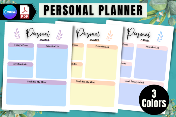 Download Personal Planner Page Canva Template - Canva Collection