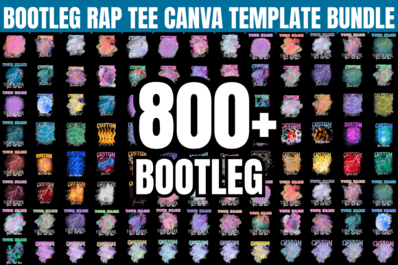 Download 800+ Canva Bootleg Rap Tee Bundle - Canva Collection