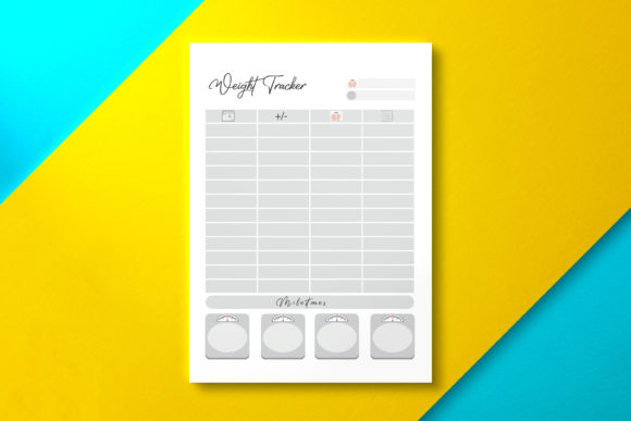 Download Canva Weight Loss Tracker KDP - Canva Collection