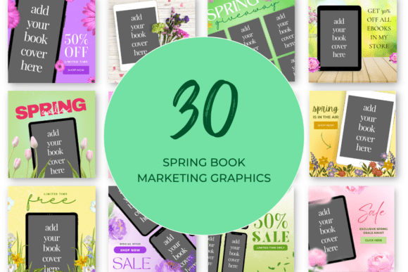 Download Spring Book Marketing Canva Templates - Canva Collection