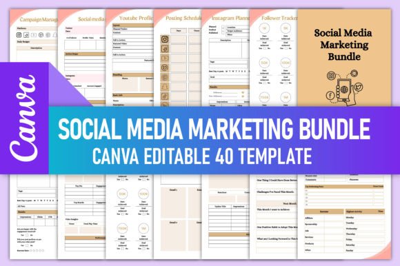 Download Social Media Marketing Bundle Canva - Canva Collection