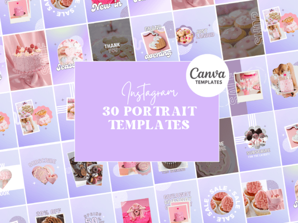 Download Purple Instagram Canva Templates - Canva Collection