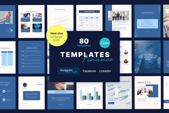 Download Finance Canva Templates Bundle - Canva Collection