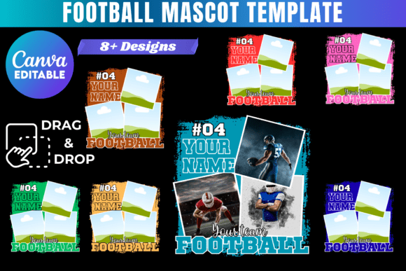 Download 10 Football Photo Insert Canva Bundle - Canva Collection