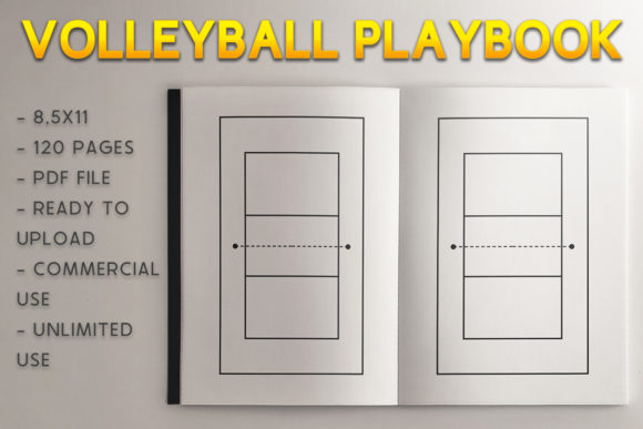Download Volley Ball Playbook | KDP Template - Kdp template Collection