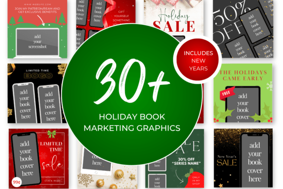 Download Holiday Book Marketing Canva Templates - Canva Collection