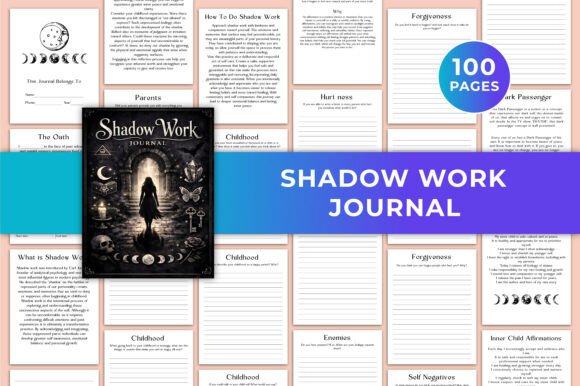 Download Shadow Work Journal Canva KDP Graphic - Canva Collection