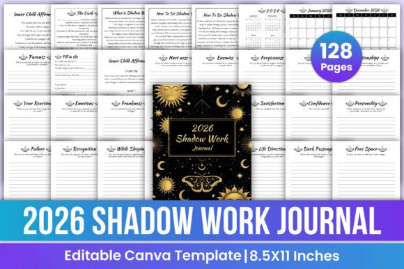 Download 2026 Shadow Work Journal Canva Kdp - Canva Collection