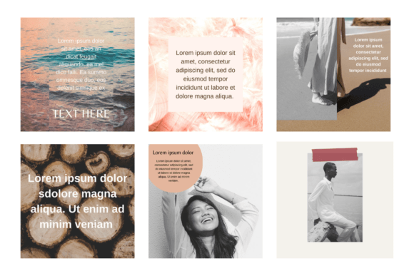 Download Boho Minimal Instagram Templates CANVA - Canva Collection