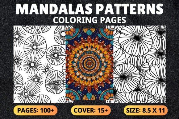 Download Mandalas Patterns Coloring Pages - Premium Bundle
