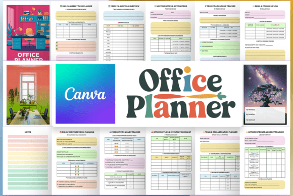 Download Office Planner - KDP Canva Template - Canva Collection