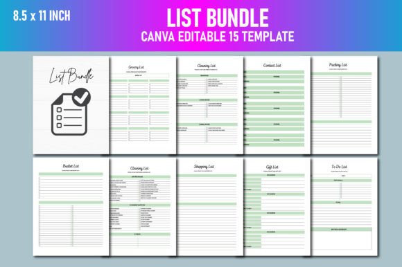 Download List Bundle Canva KDP - Canva Collection