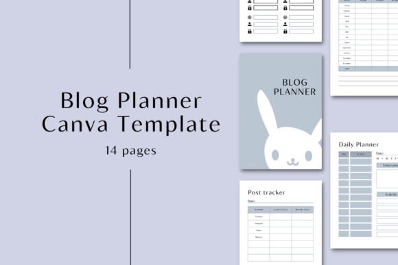 Download Blog Planner | Canva Templates - Canva Collection