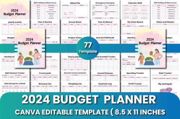 Download 2024 Budget Planner Canva Templates - Canva Collection