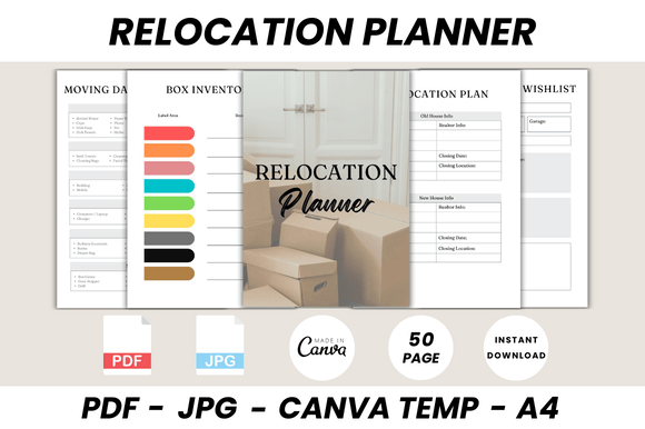 Download Relocation Planner Canva Template - Canva Collection