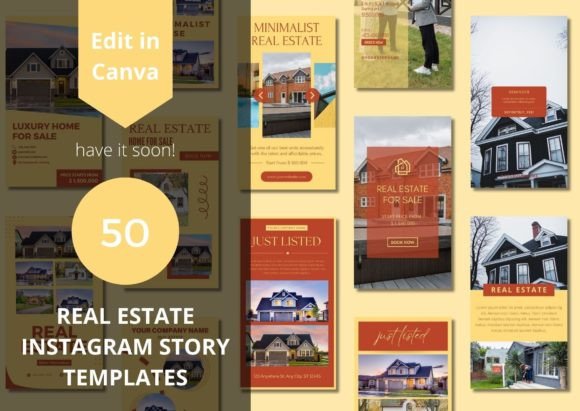 Download 50 Real Estate Story Canva Templates - Canva Collection