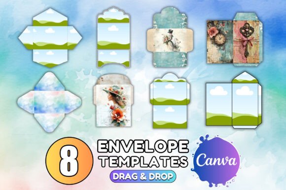 Download Canva ENVELOPE Journal Templates Bundle - Canva Collection