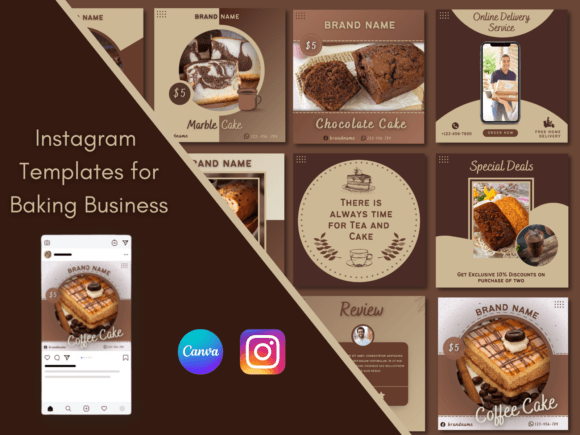 Download Canva Templates for Baking Business - Canva Collection