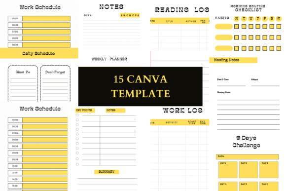 Download Minimalist 15 Editable Canva Templates - Canva Collection