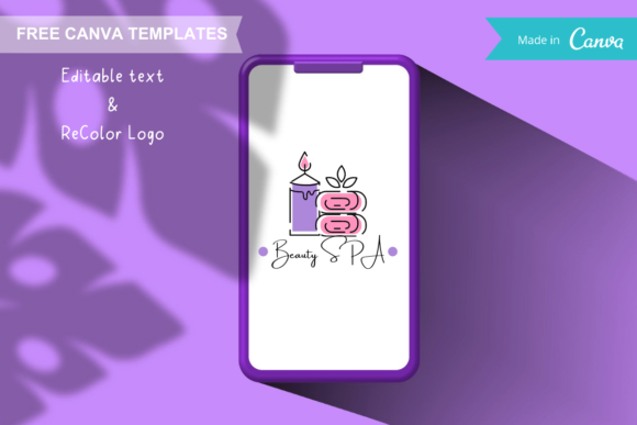 Download Canva Logo Templates - Candles and Towel - Canva Collection