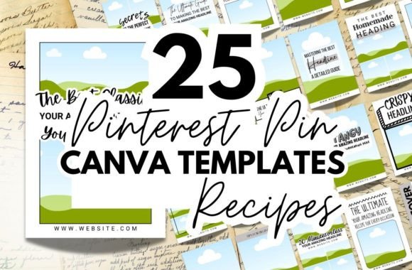Download Recipe Pinterest Pin Canva Templates - Canva Collection
