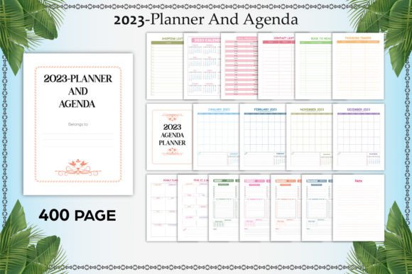 Download 2023 Planner and Agenda KDP Interior - 2023 planner and agenda Collection