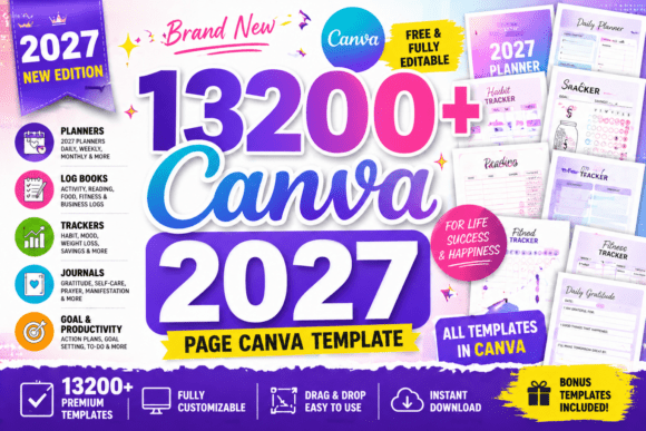 Download 13200+ Canva Page Template | KDP 2027 - Canva Collection