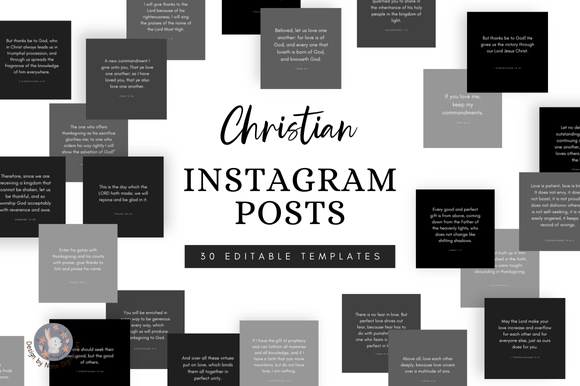 Download 30 Christian Instagram Canva Templates. - Canva Collection