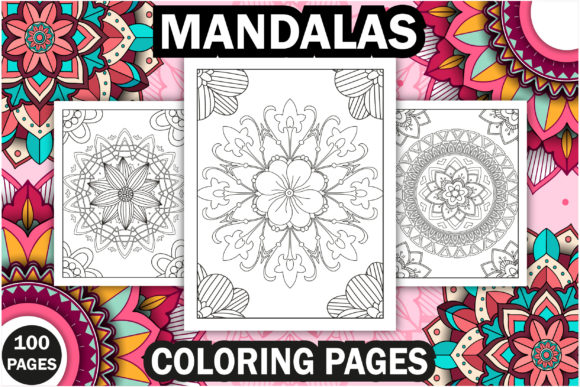 Download 100+ Mandalas Coloring Pages Bundle -KDP - Premium Resources