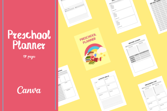 Download Preschool Planner | Homeschool Canva - Canva Collection